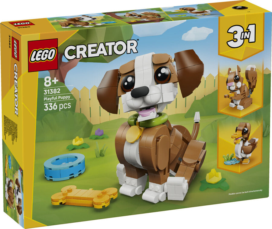 LEGO Creator Sevimli Hayvanlar: Oyunbaz Yavru Köpek 31382 - 336 Parça Yapım Seti