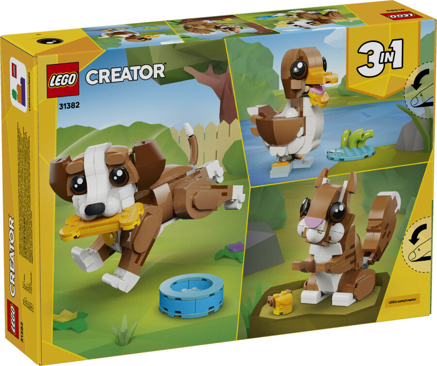 LEGO Creator Sevimli Hayvanlar: Oyunbaz Yavru Köpek 31382 - 336 Parça Yapım Seti