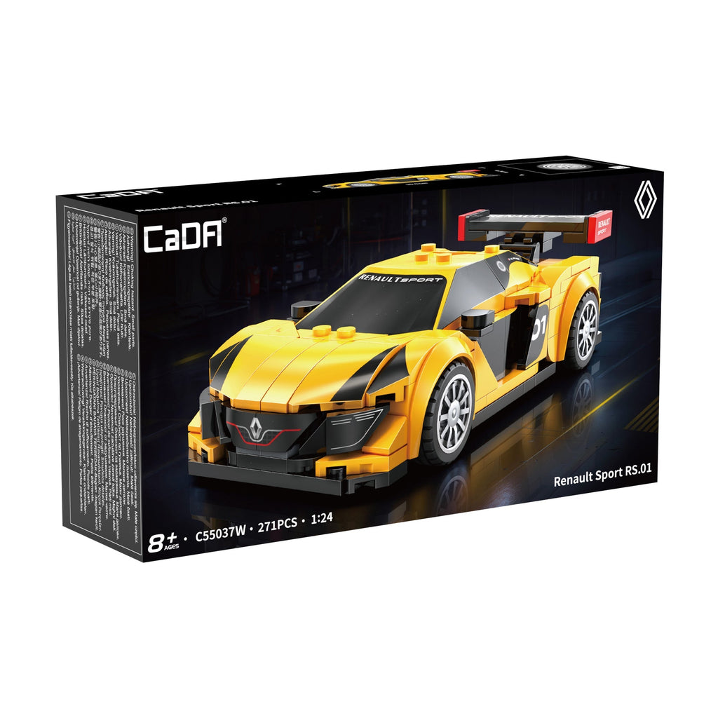 CaDA Renault Sport RS.01 Yapı Bloğu Model Araba Seti - 271 Parça (C55037W)