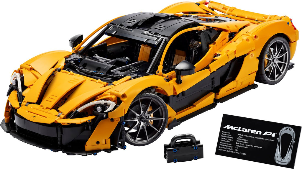 LEGO Technic McLaren P1 42172 – 1:8 Ölçek Hipercar Yapım Seti, 3893 Parça (18+ Yaş)
