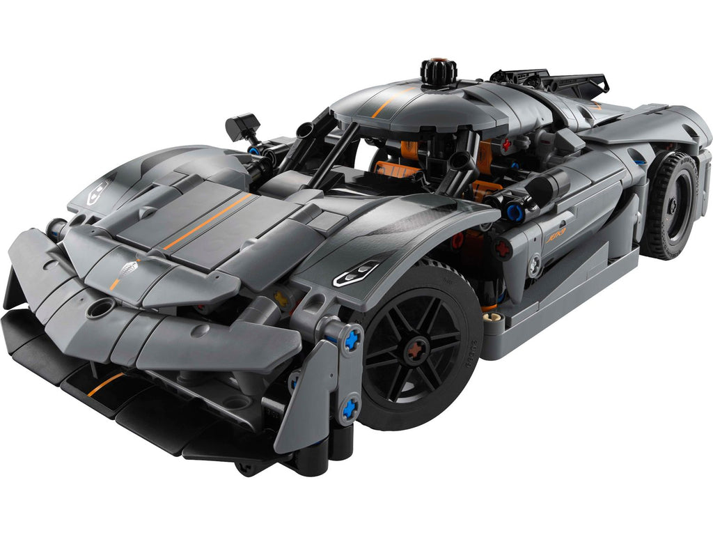 LEGO Technic Koenigsegg Jesko Absolut Gri Hiper Araba Yapım Seti 42173 - 801 Parça +10 Yaş