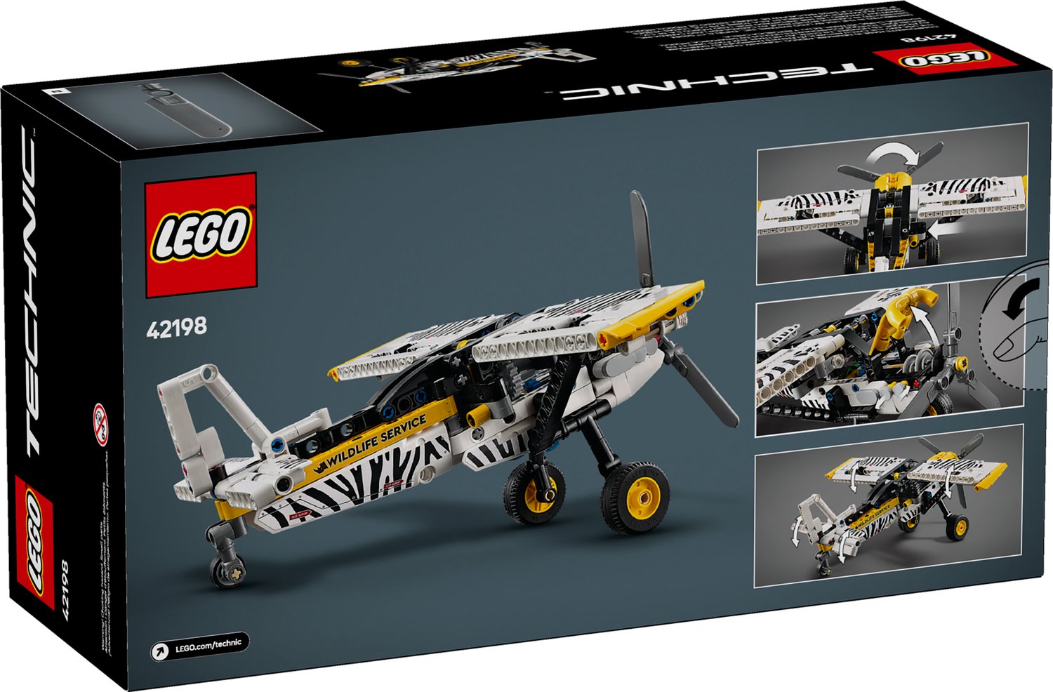 LEGO Technic Arazi Uçağı 42198 - 333 Parça Yapım Seti (8+ Yaş)