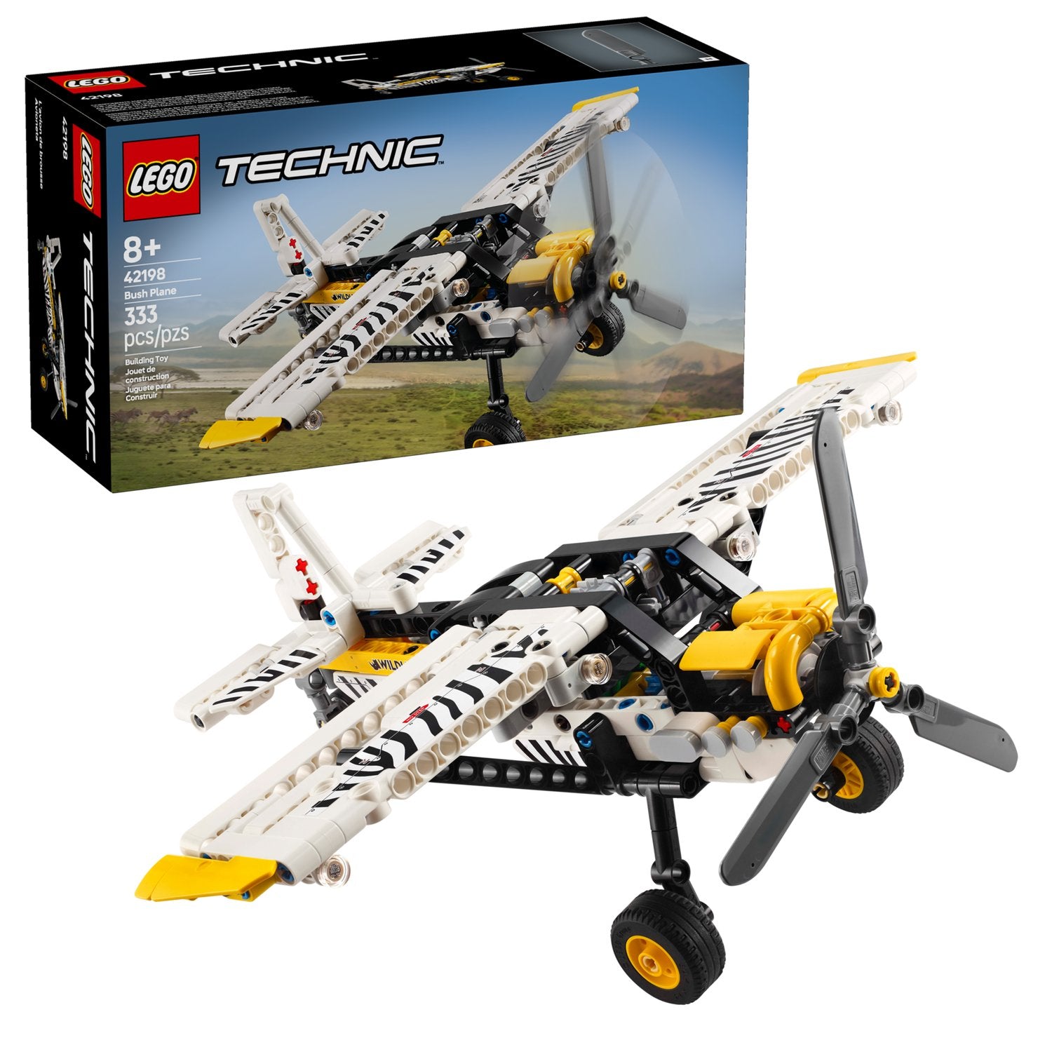 LEGO Technic Arazi Uçağı 42198 - 333 Parça Yapım Seti (8+ Yaş)