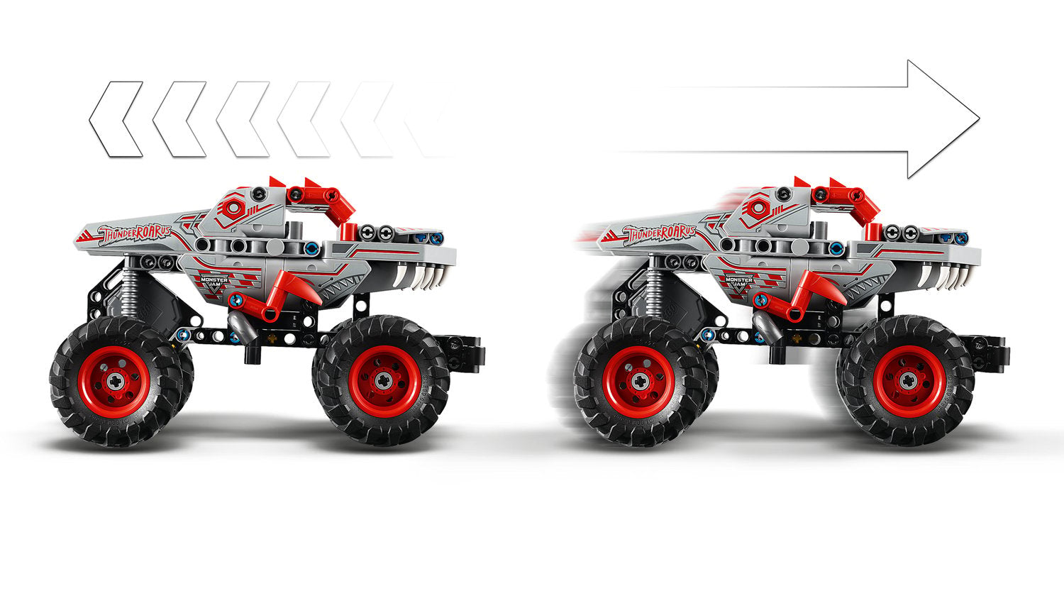 LEGO Technic Monster Jam ThunderROARus Çek-Bırak Kamyon 42200 - 232 Parça, 7+ Yaş