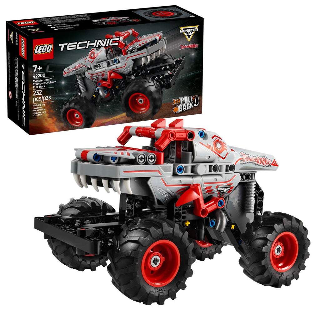 LEGO Technic Monster Jam ThunderROARus Çek-Bırak Kamyon 42200 - 232 Parça, 7+ Yaş