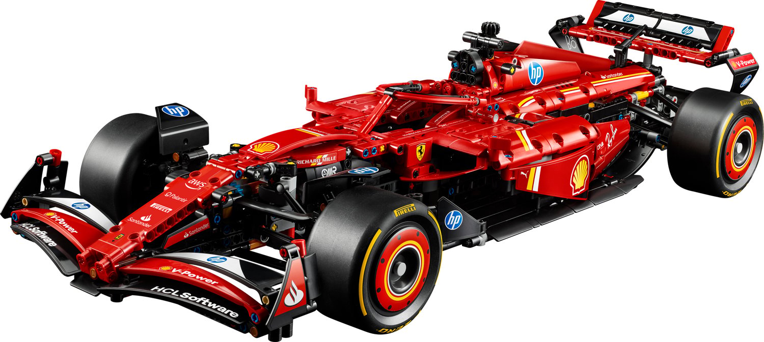 LEGO Technic Ferrari SF-24 F1 Araba 42207 - Yetişkinler İçin Model Yapım Seti (1361 Parça)