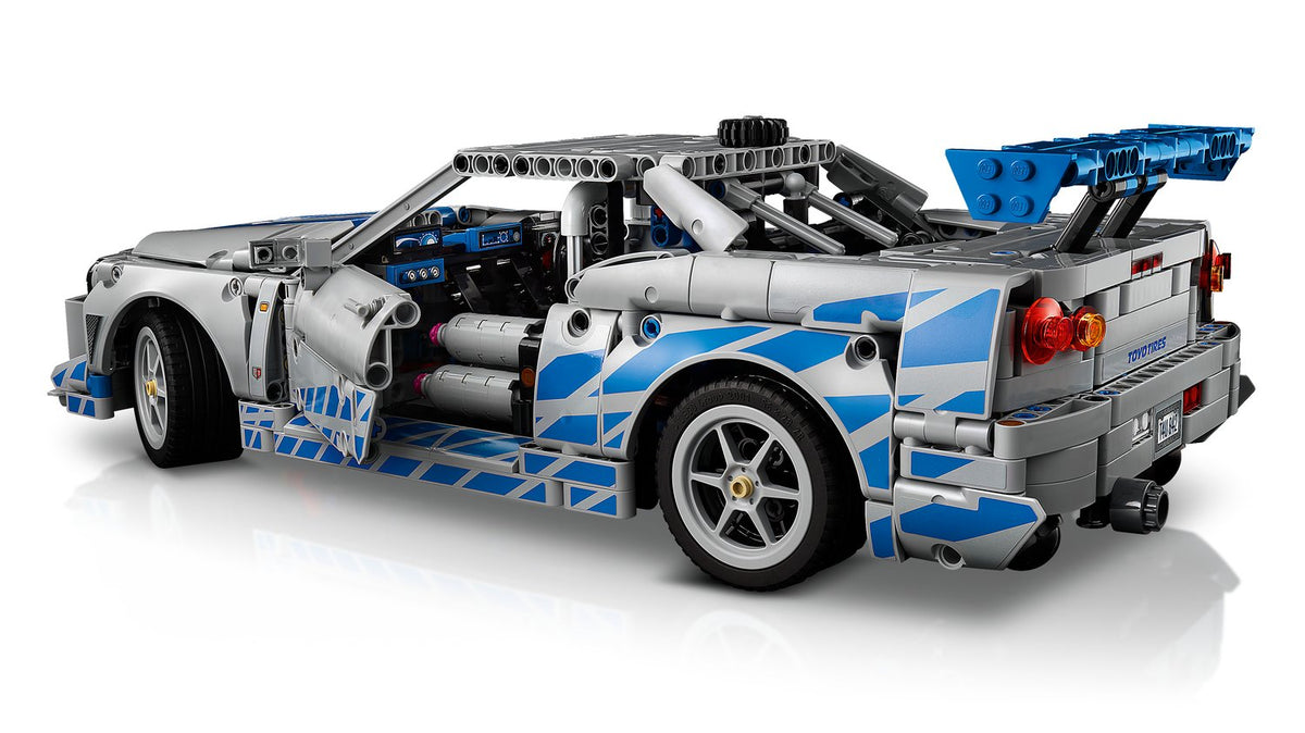 LEGO Technic 2 Fast 2 Furious Nissan Skyline GT-R (R34) Model Araba Yapım Seti - 1410 Parça, 18+ Yaş - 42210