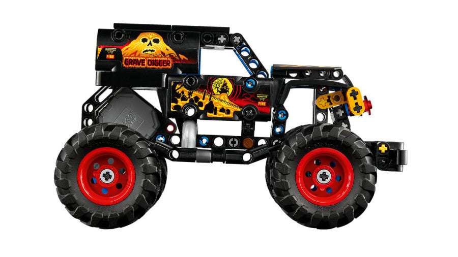 LEGO Technic Monster Jam Grave Digger Ateş ve Buz 42219 - 263 Parça Yapım Seti