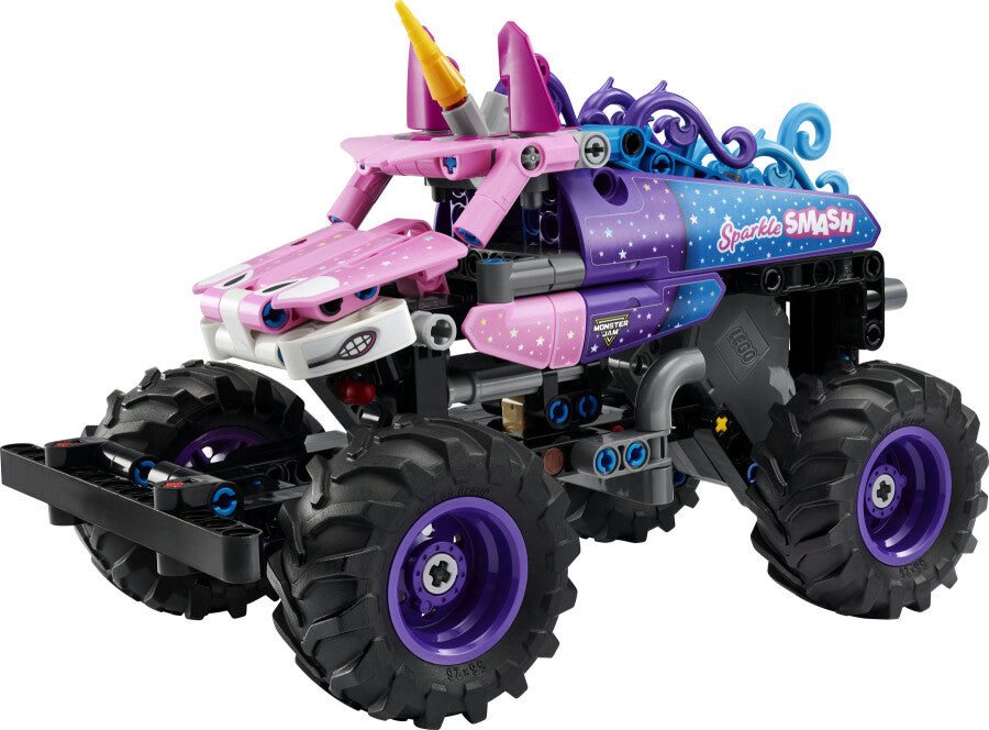 LEGO Technic Monster Jam Sparkle Smash Çek-Bırak 42220 - 243 Parça Yapım Seti