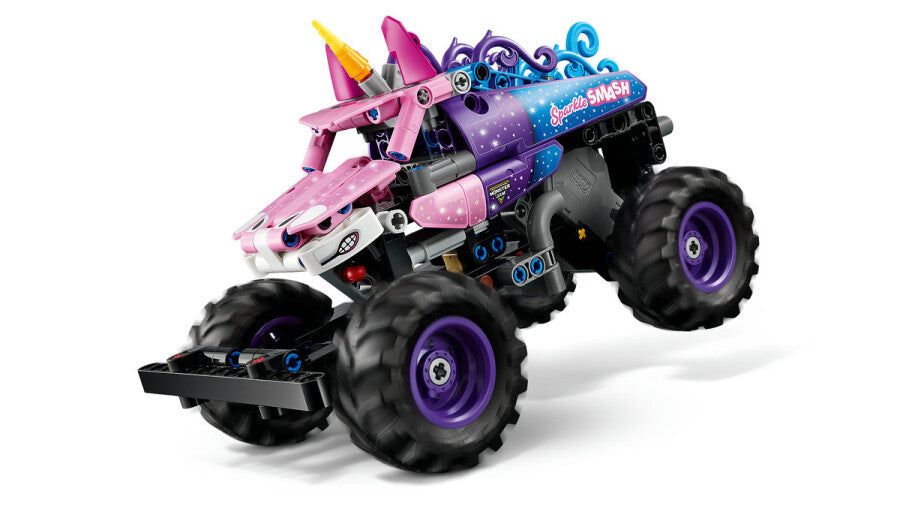LEGO Technic Monster Jam Sparkle Smash Çek-Bırak 42220 - 243 Parça Yapım Seti