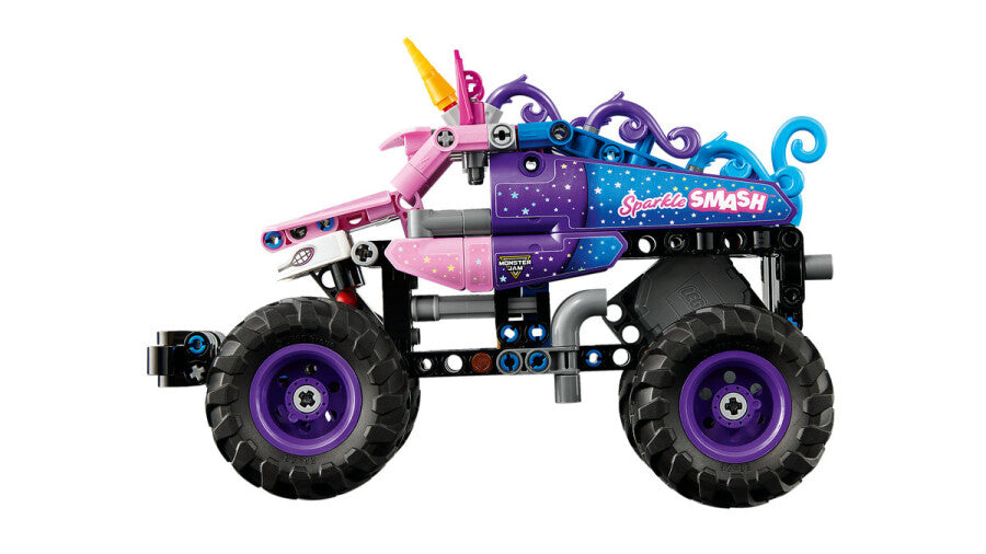 LEGO Technic Monster Jam Sparkle Smash Çek-Bırak 42220 - 243 Parça Yapım Seti