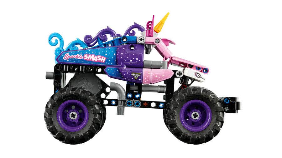 LEGO Technic Monster Jam Sparkle Smash Çek-Bırak 42220 - 243 Parça Yapım Seti