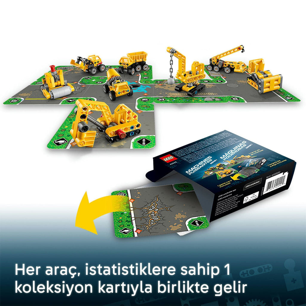 LEGO Technic Mighty Machines 42233 Sürpriz Yapım Kutusu – 8 Modelden Biri Rastgele, 44 Parça, +7 Yaş