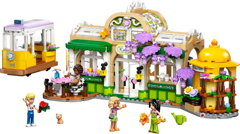 LEGO Friends Bitki Kafe ve Çiçekçi Dükkanı 42671 - 1138 Parça Yapım Seti (9+ Yaş)