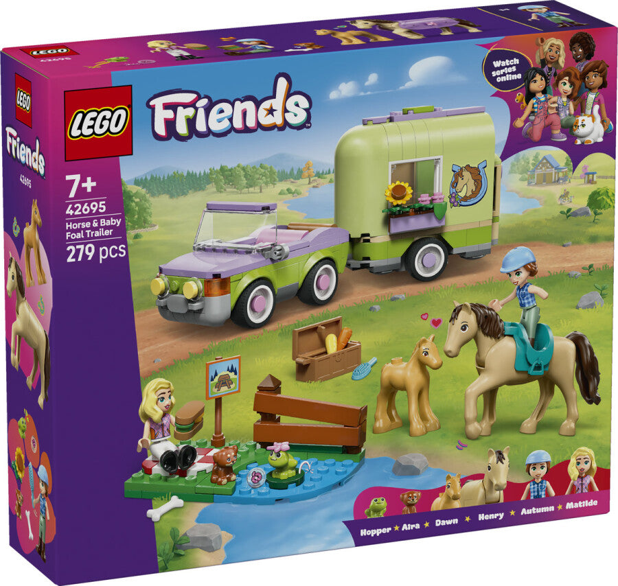 42695 Lego Friends At ve Tay Römorku 279 parça +7 yaş