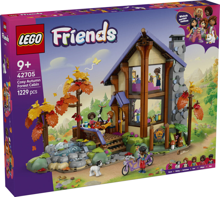 LEGO Friends Şirin Sonbahar Orman Kulübesi 42705 - 1229 Parça Yapım Seti