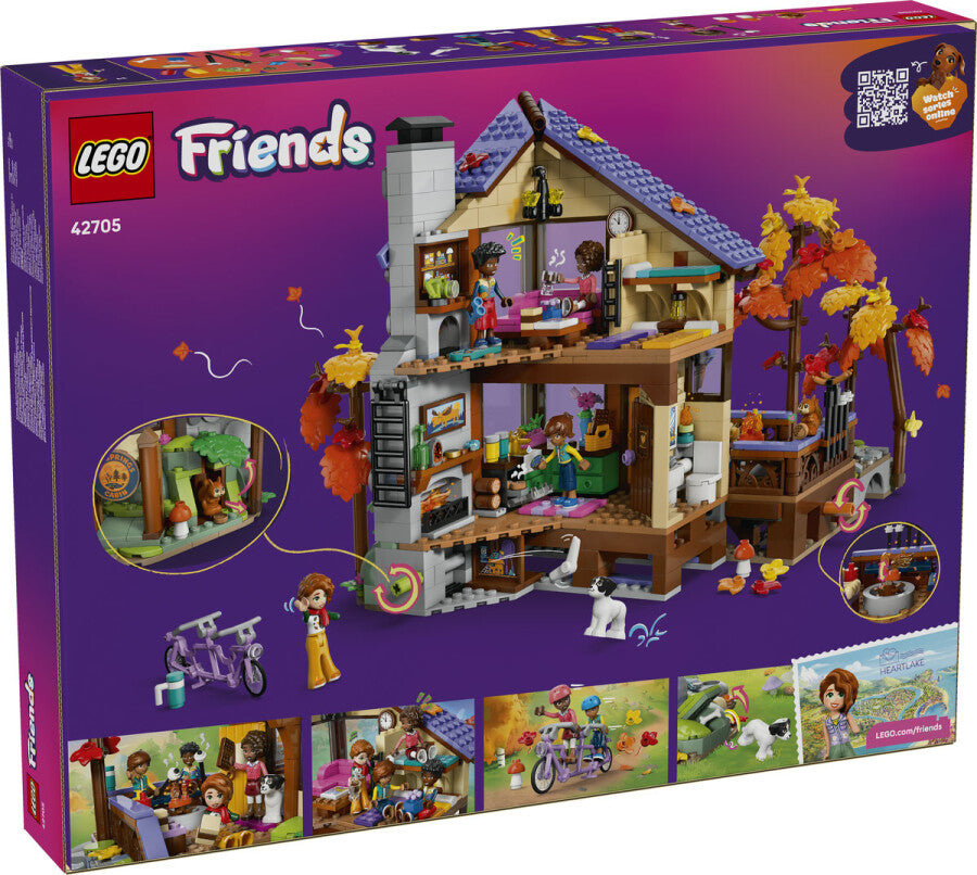 LEGO Friends Şirin Sonbahar Orman Kulübesi 42705 - 1229 Parça Yapım Seti