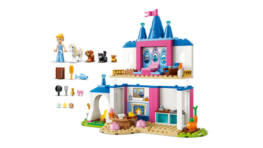 LEGO Disney Sindirella Hayvan Dostları Şatosu 43283 - 149 Parça Yapım Seti