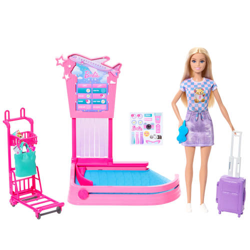 Barbie "Malibu" Bebek, Bagaj Teslim Noktası Oyun Seti ve Aksesuarlar