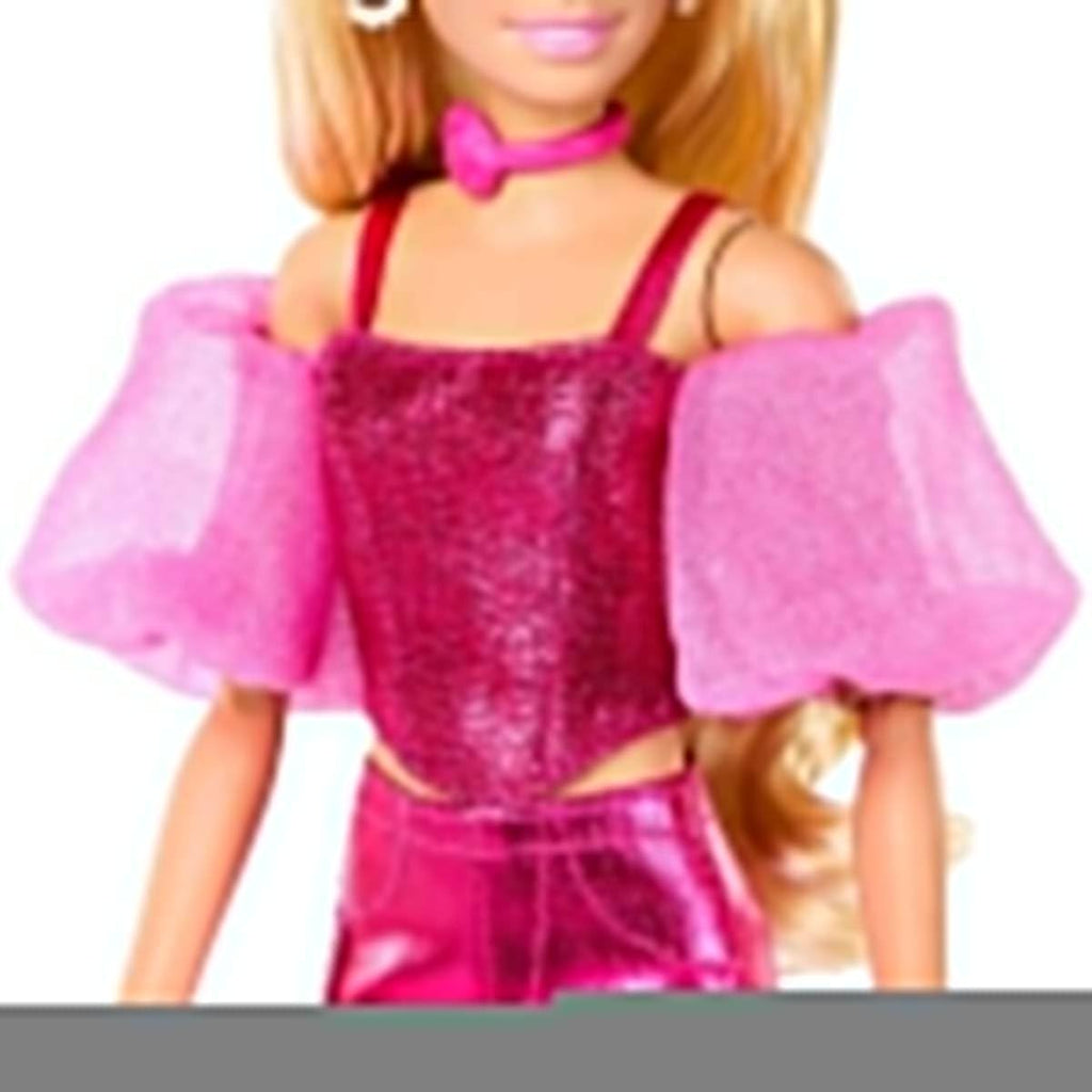 Barbie Stil İkonu Bebek – Metalik Pembe Korse ve Pantolon Kombinli, Sarı Saçlı (5)