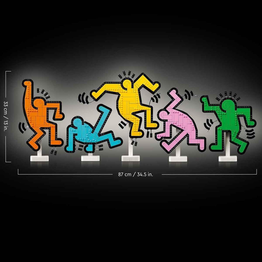 LEGO Art Keith Haring – Dans Eden Figürler 31216 | 1773 Parça Yetişkin Yapım Seti