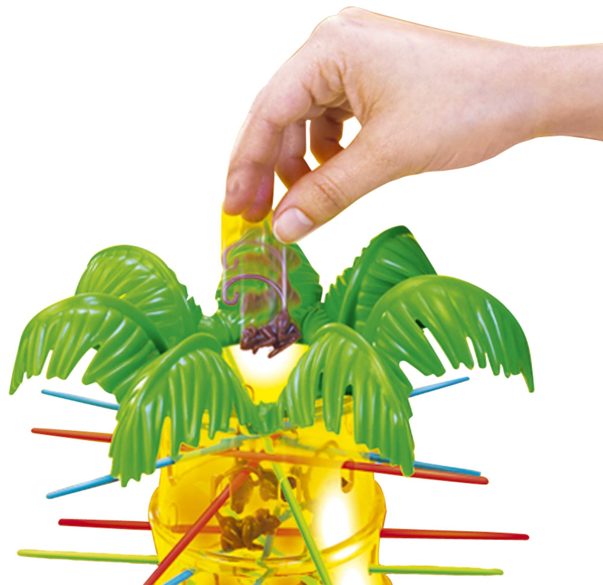 Tumblin’ Monkeys Oyunu, Maymun Oyun Parçaları, Çubuklar ve Oyun ünitesi ile Birlikte Öğrenmesi Kolay, 5 Yaş ve Üzeri Çocuklar İçin Mattel Games 52563