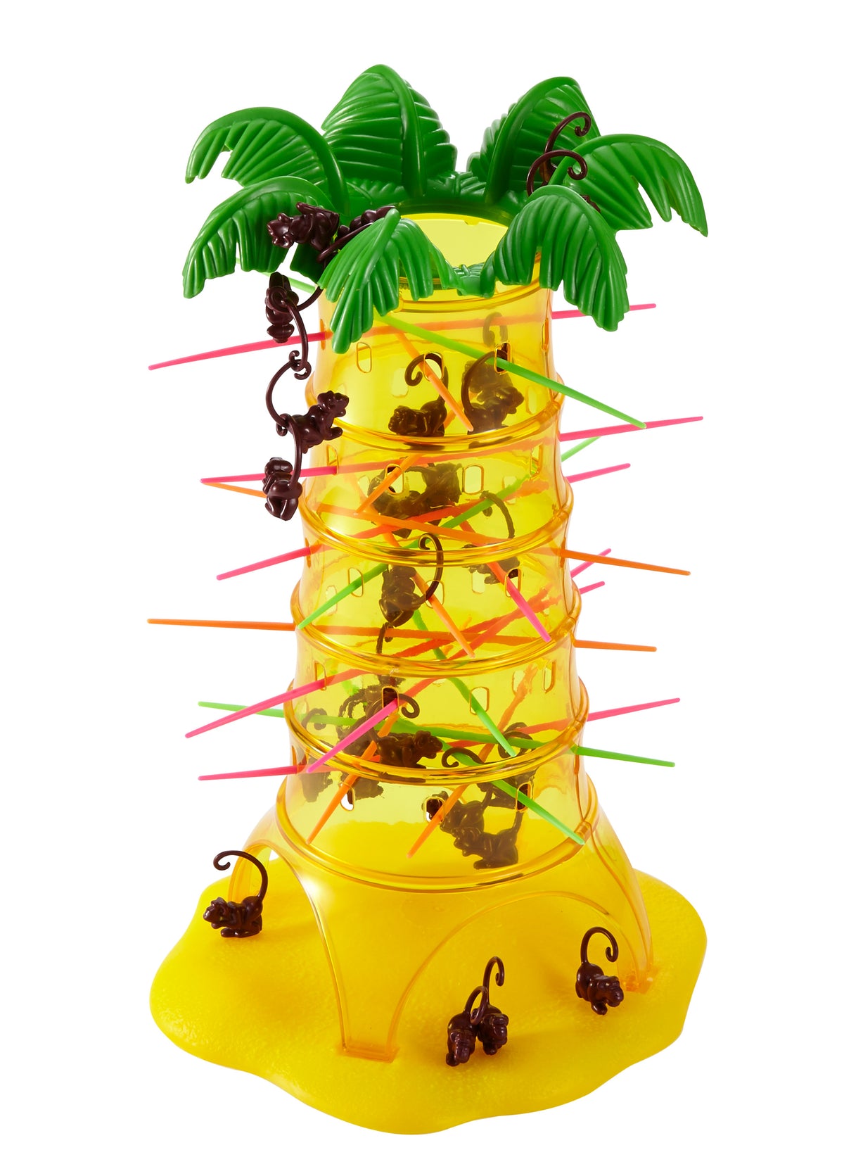 Tumblin’ Monkeys Oyunu, Maymun Oyun Parçaları, Çubuklar ve Oyun ünitesi ile Birlikte Öğrenmesi Kolay, 5 Yaş ve Üzeri Çocuklar İçin Mattel Games 52563