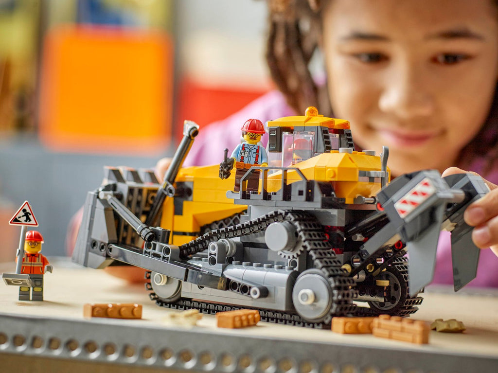 LEGO City Sarı Buldozer 60466 - 682 Parça İnşaat Yapım Seti (8+ Yaş)