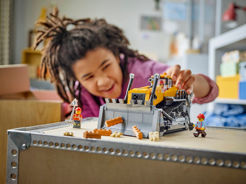 LEGO City Sarı Buldozer 60466 - 682 Parça İnşaat Yapım Seti (8+ Yaş)