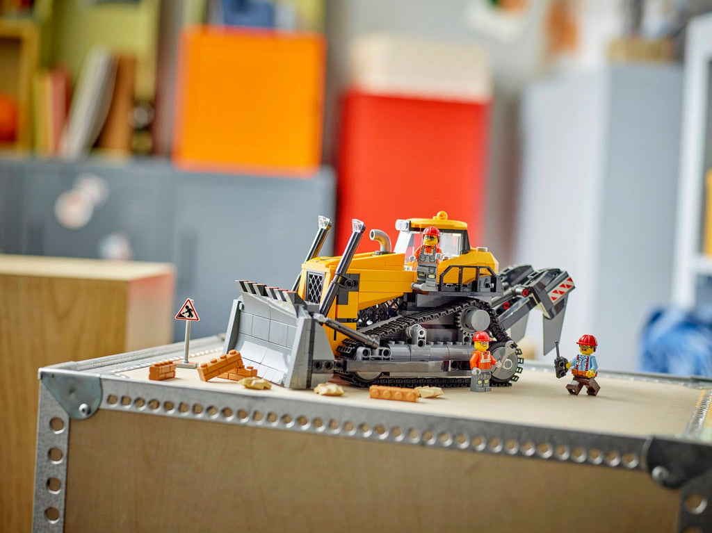 LEGO City Sarı Buldozer 60466 - 682 Parça İnşaat Yapım Seti (8+ Yaş)
