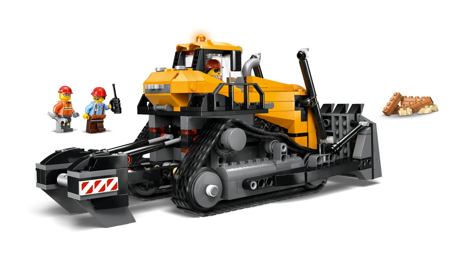 LEGO City Sarı Buldozer 60466 - 682 Parça İnşaat Yapım Seti (8+ Yaş)