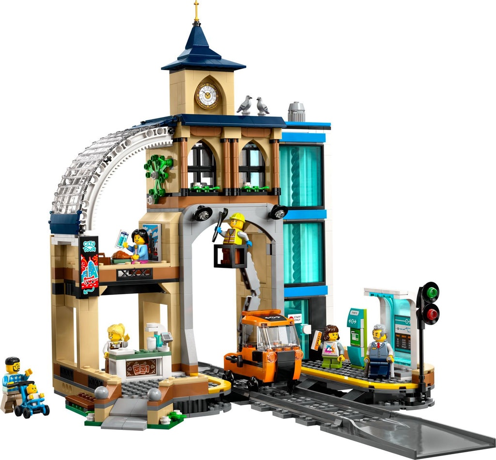LEGO City Merkez Tren İstasyonu 60469 - 752 Parça Yapım Seti, 3 Katlı Tren İstasyonu, 7+ Yaş