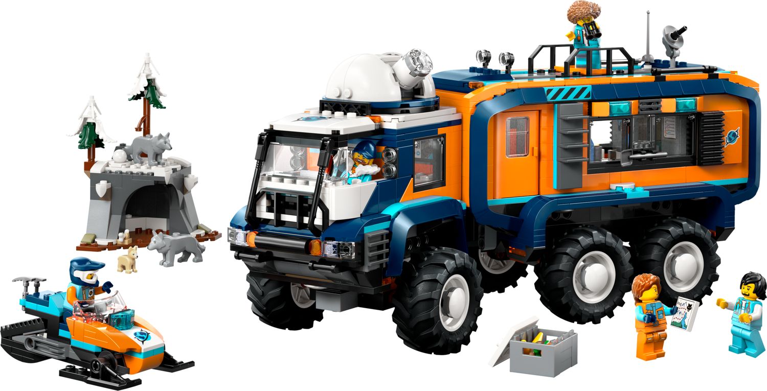 LEGO City Kutup Keşif Kamyonu 60471 - 1064 Parça Yapım Seti, Kutup Kaşifi, +8 Yaş