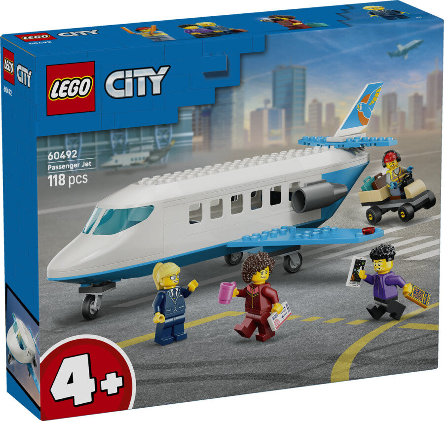 LEGO City Yolcu Jeti 60492 - 118 Parça Yapım Seti