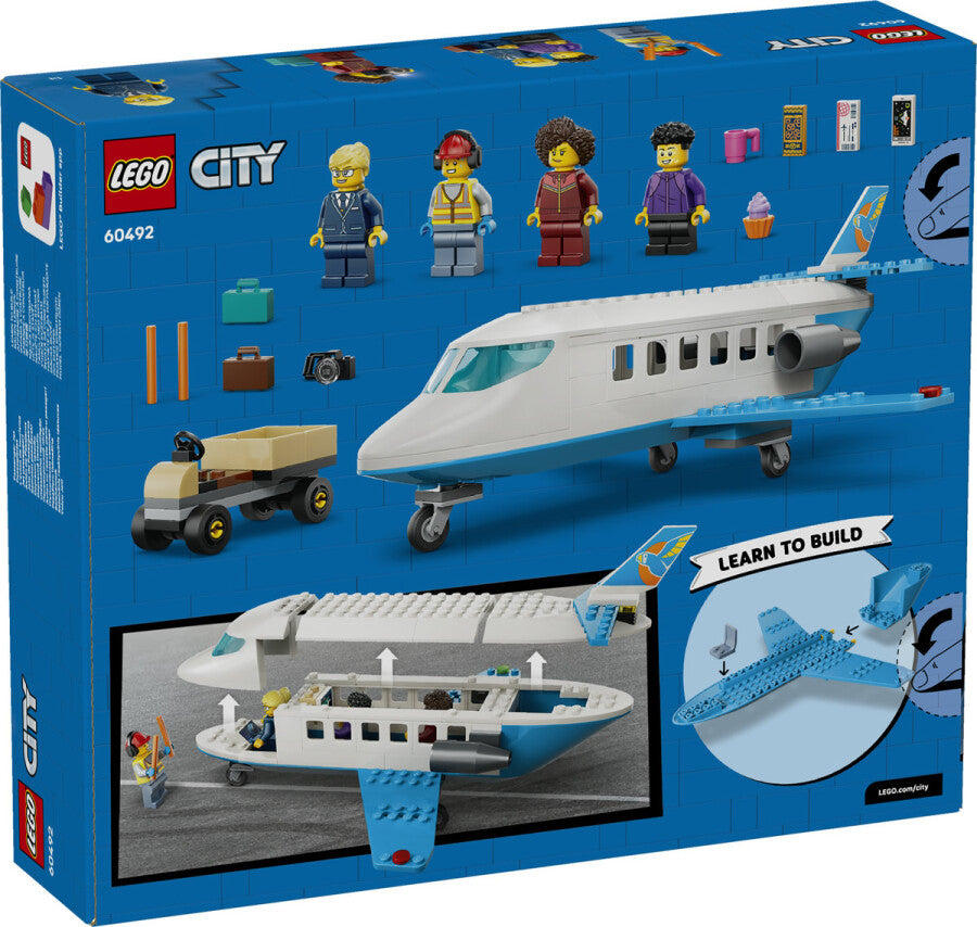 LEGO City Yolcu Jeti 60492 - 118 Parça Yapım Seti