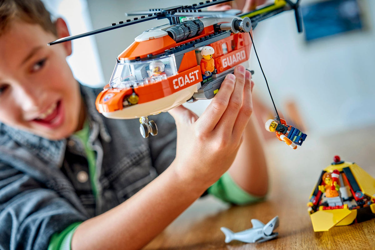 LEGO City Sahil Güvenlik Helikopteri (60503) - 551 Parça Yapım Seti, 7+ Yaş