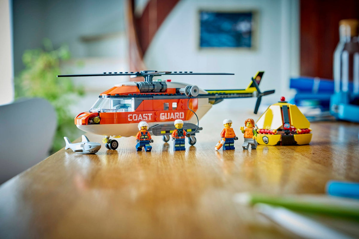 LEGO City Sahil Güvenlik Helikopteri (60503) - 551 Parça Yapım Seti, 7+ Yaş