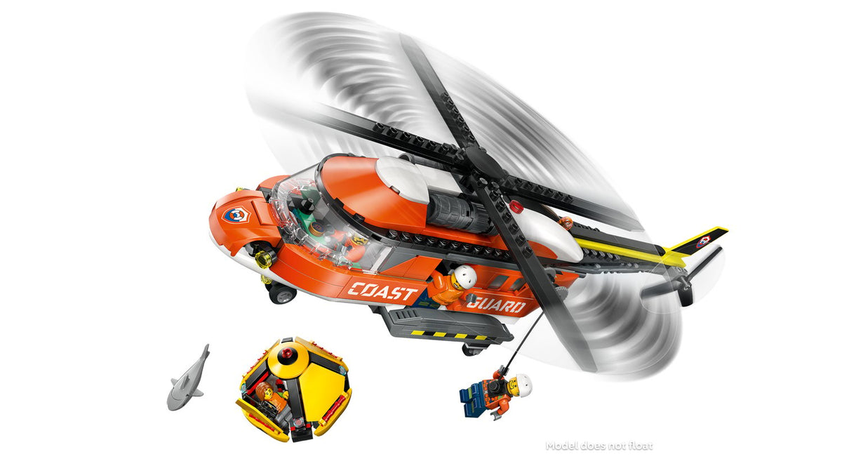 LEGO City Sahil Güvenlik Helikopteri (60503) - 551 Parça Yapım Seti, 7+ Yaş