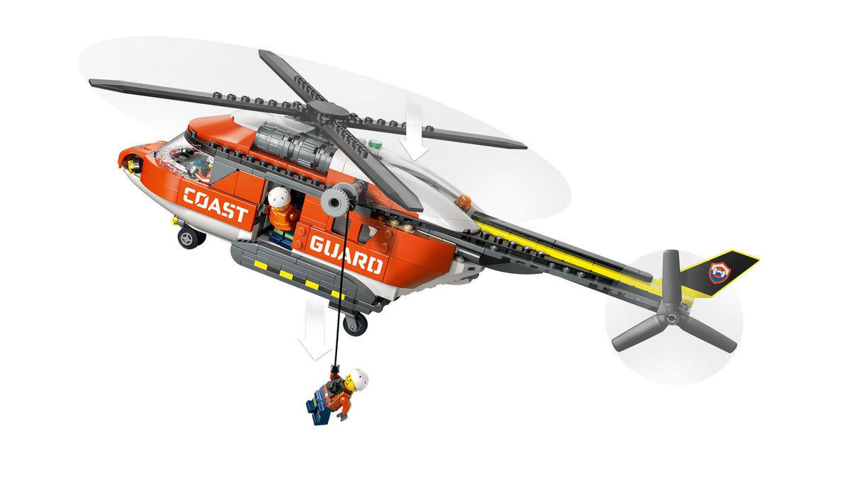 LEGO City Sahil Güvenlik Helikopteri (60503) - 551 Parça Yapım Seti, 7+ Yaş