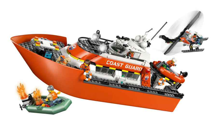 LEGO City 60504 Sahil Güvenlik Kurtarma Botu ve Helikopteri — görsel 3