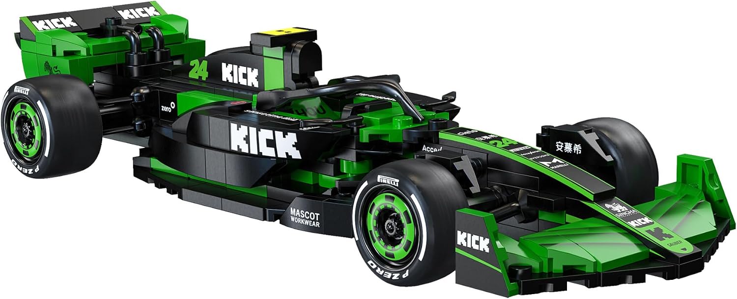 CaDA C55032W Sauber F1 KICK Team C44 Model Araç Yapım Seti - 314 Parça