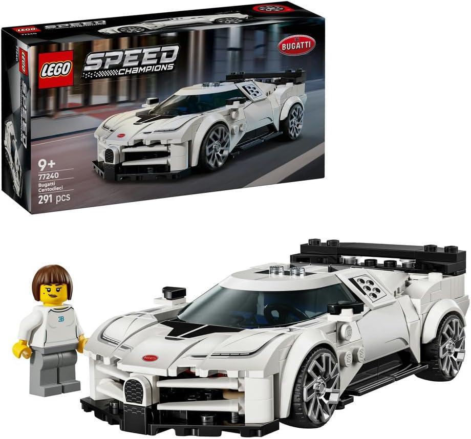 LEGO Speed Champions Bugatti Centodieci 77240 - 291 Parça Model Araba Yapım Seti (9+ Yaş)