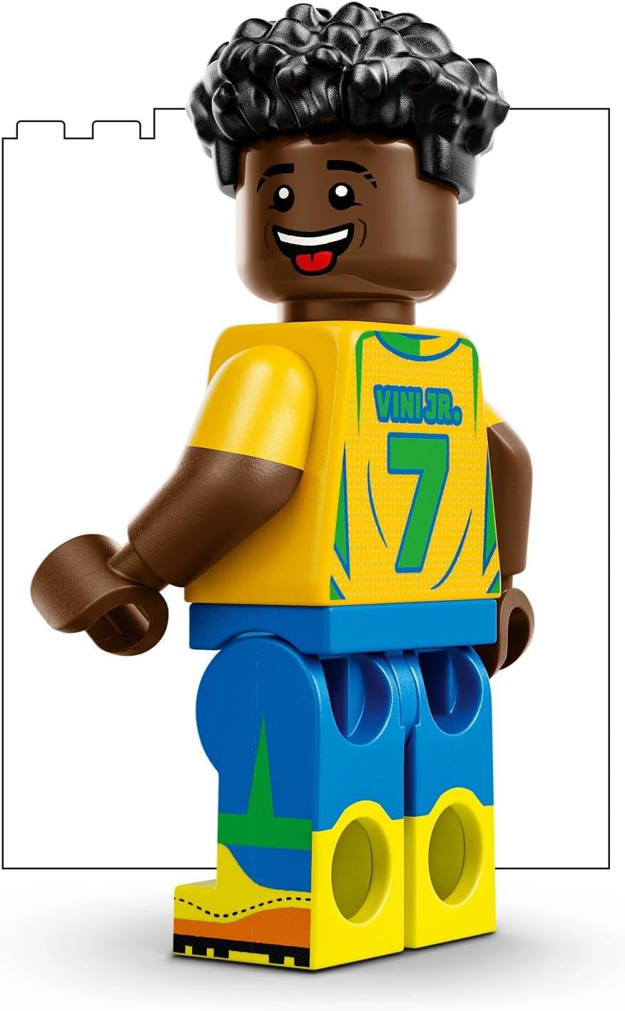 LEGO Editions Vini Jr. – Football Highlights 43027 | Vinicius Junior Futbol Sergilik Yapım Seti (510 Parça)