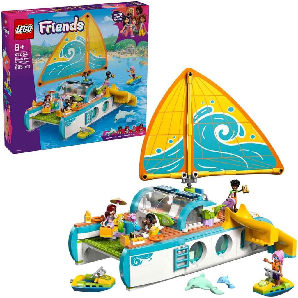 LEGO Friends Gezi Teknesi Macerası 42664 - 685 Parça Yapım Seti (8+ Yaş)