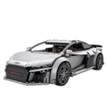 CaDA Audi R8 1:14 Ölçek Uzaktan Kumandalı Yapı Bloğu Model Araba - 536 Parça (Lisanslı, Uygulama Kontrollü)