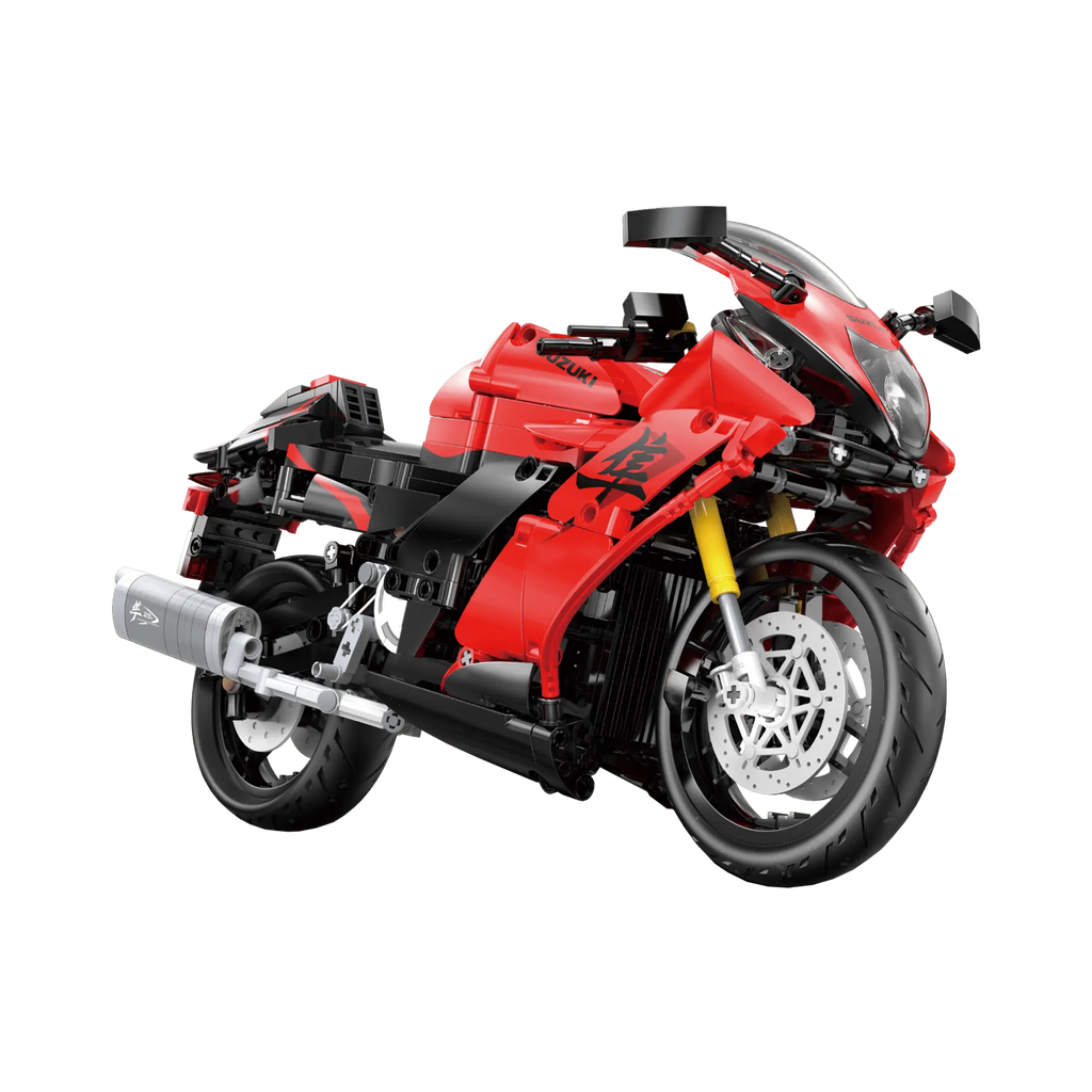CaDA C64051W Suzuki Hayabusa 1:6 Ölçek 1043 Parça Yapı Bloğu Motosiklet Modeli