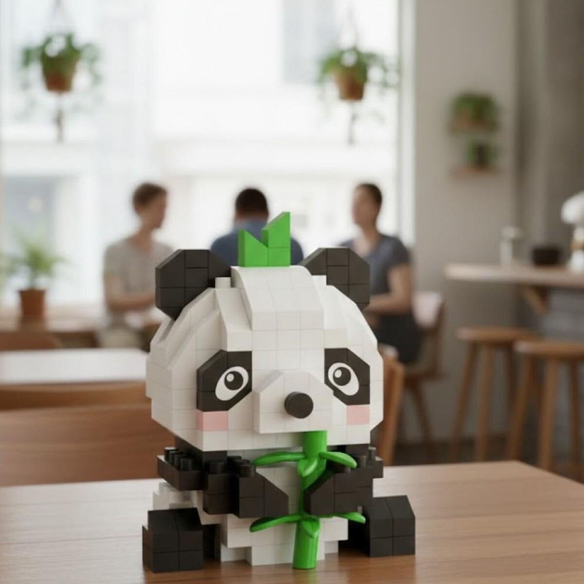 LOZ Panda 170 Parça Mini Yapı Blokları Seti - Mini Poşet Ambalaj