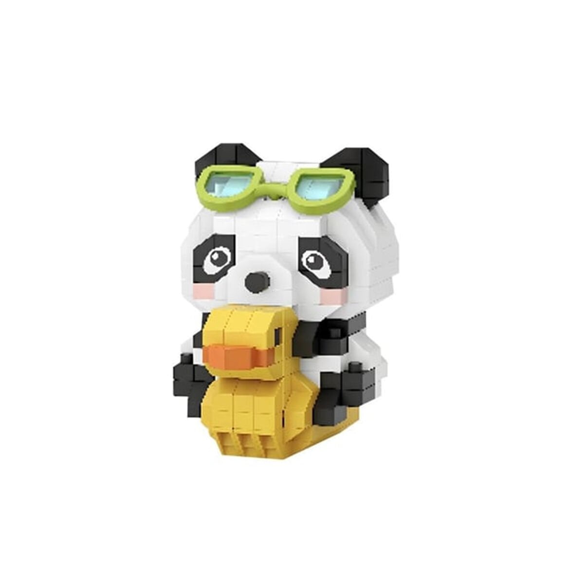 LOZ Ördekli Panda 190 Parça Mikro Yapı Bloğu Seti - Mini Poşet