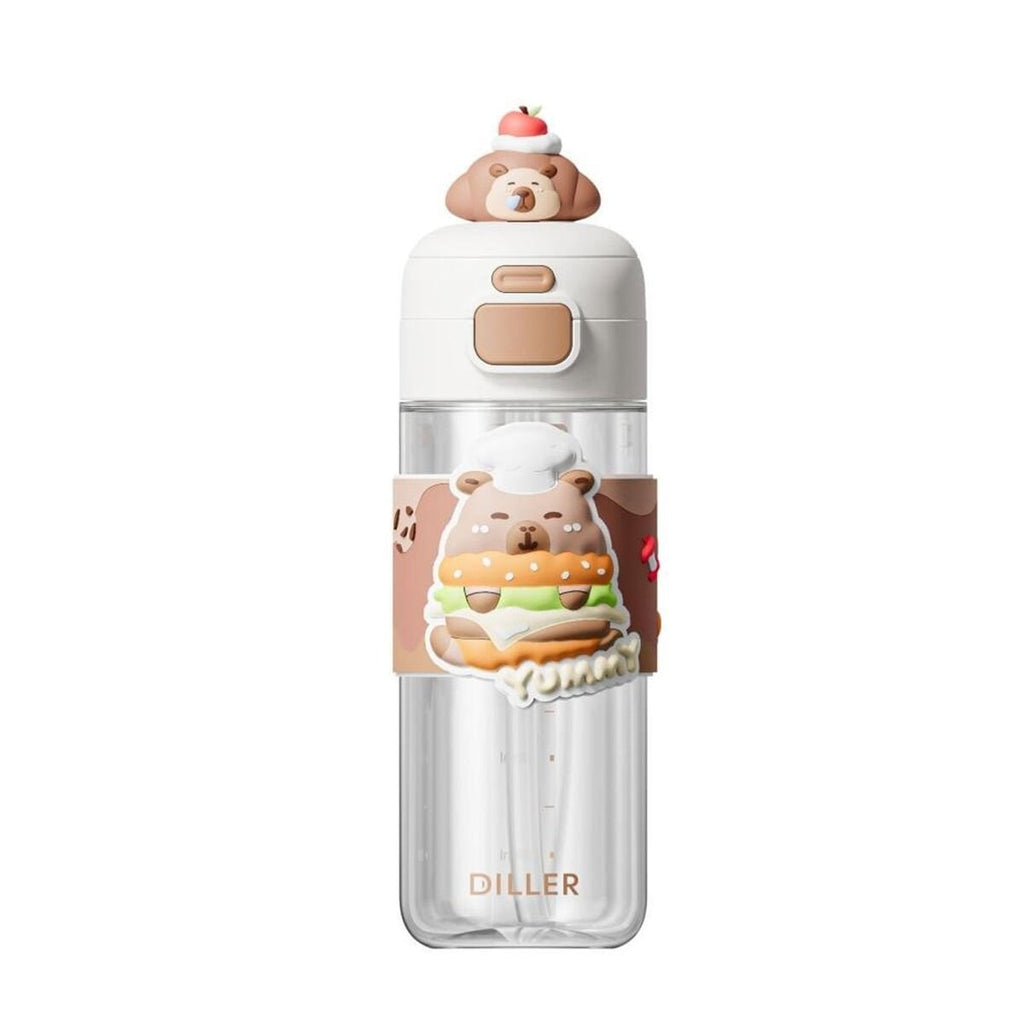 Diller D2551 600 ml Boyun Askılı Tritan Su Matarası – BPA İçermeyen Ayarlanabilir Askılı Çocuk Matarası