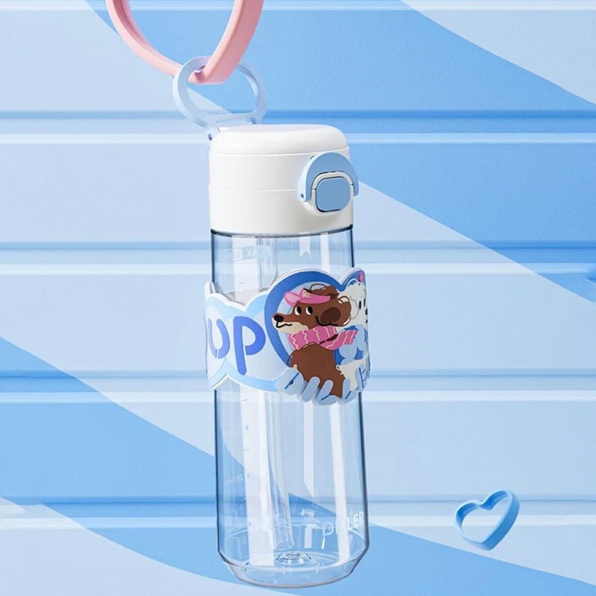 Diller D2540 700 ml Boyun Askılı Tritan Su Matarası - BPA İçermez, Sızdırmaz Kapak